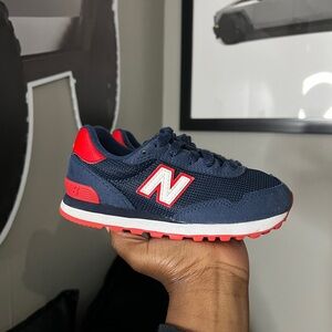 New Balance Blue and Red Athletic Shoes
